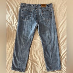 Vintage Levi’s 505 Jeans Mens 42x32 Regular Fit Straight Made in USA Orange Tab
